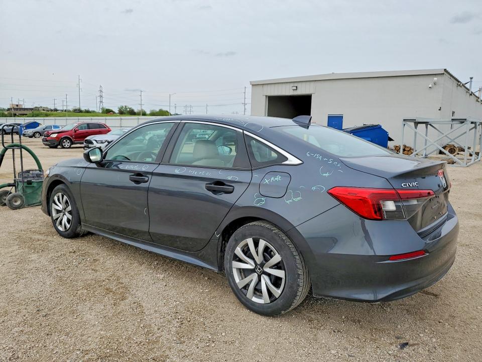 2024 Honda Civic VIN 2HGFE2F21RH524509 COPART salvage auction — HAIL, Ia - Cert Of Title-Salvage Title, sold $80 on 2026-07-29 (photo 2)