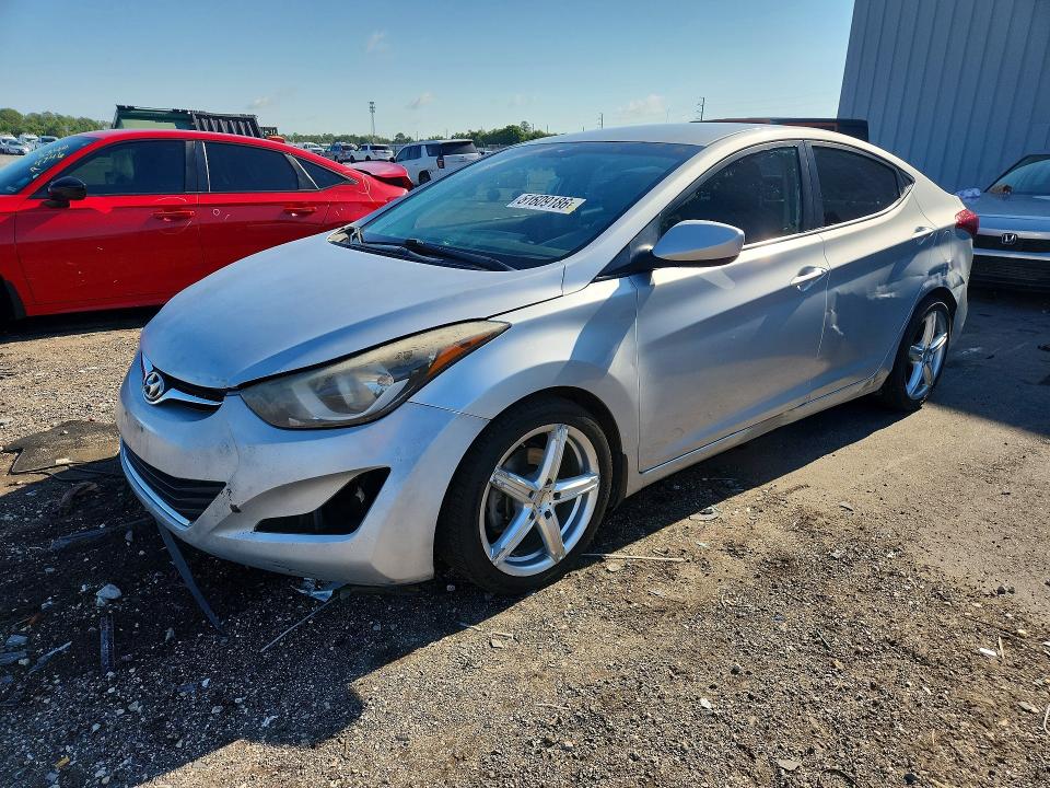 2015 Hyundai VIN KMHDH4AE5FU378761 COPART salvage auction — SIDE, Fl - Certificate Of Destruction, sold $725 on 2026-07-20 (photo 1)
