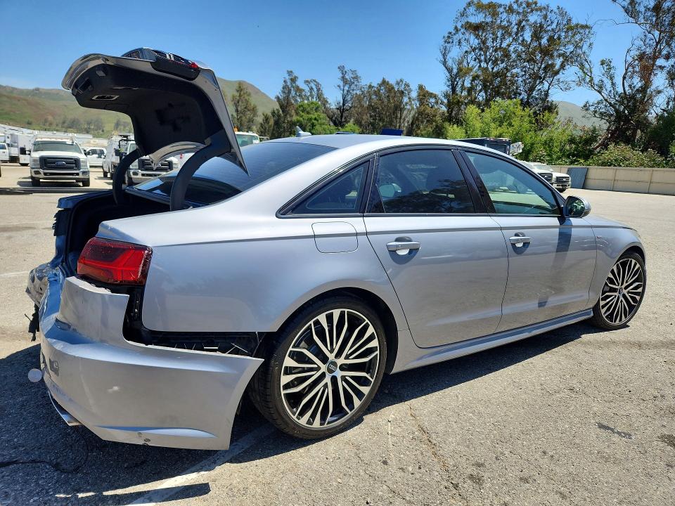 2018 Audi A6 VIN WAUC8AFC2JN033077 COPART salvage auction — REAR END, Salvage Title, sold $150 on 2026-07-24 (photo 3)