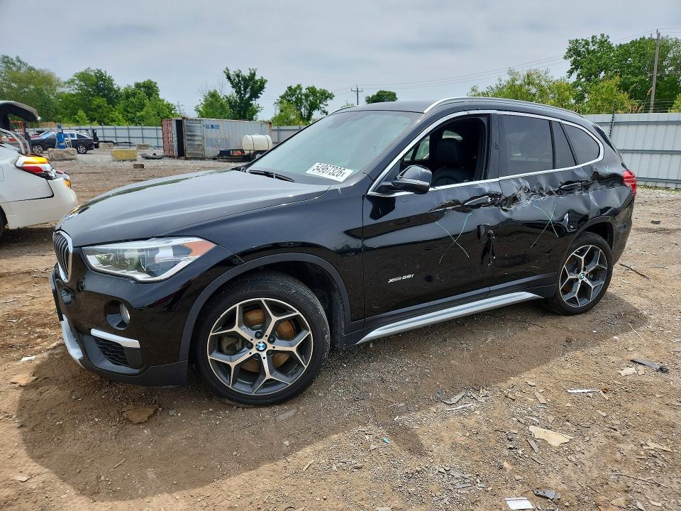 2017 BMW X1 VIN WBXHT3Z34H4A58258 COPART salvage auction — SIDE, Il - Salvage Certificate, sold $3,450 on 2026-07-08 (photo 1)