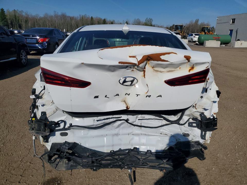 2020 Hyundai Elantra VIN KMHD84LF3LU902281 COPART salvage auction — FRONT END, Salvage Title, sold $975 on 2026-07-14 (photo 6)