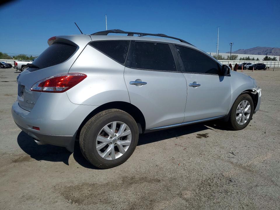 2014 Nissan Murano VIN JN8AZ1MW9EW503419 COPART salvage auction — FRONT END, NV - SALVAGE TITLE, sold $1,000 on 2026-07-16 (photo 3)