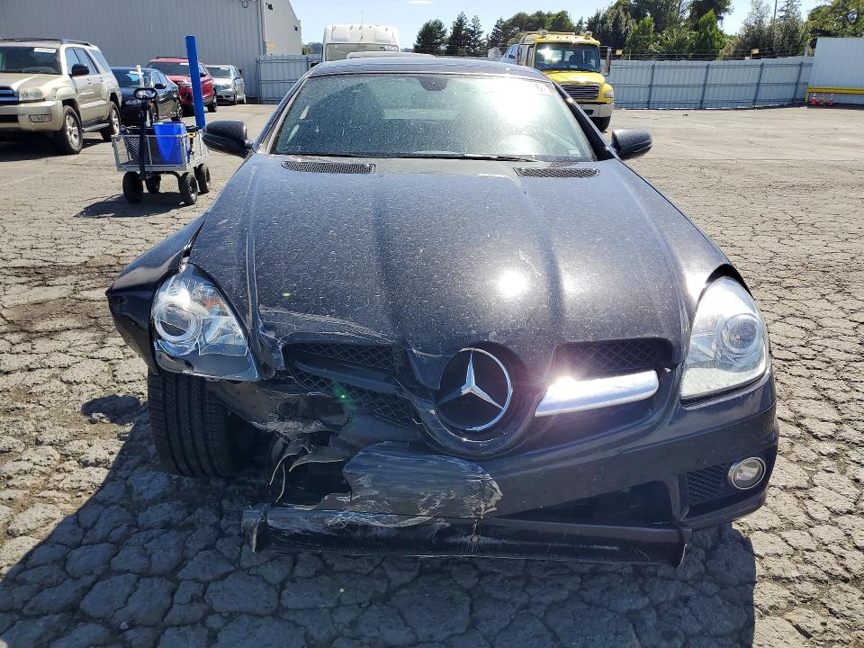 2011 Mercedes-benz Slk-klasse VIN WDBWK5JA4BF235508 COPART salvage auction — FRONT END, Ca - Salvage Certificate, sold $3,700 on 2026-07-06 (photo 5)