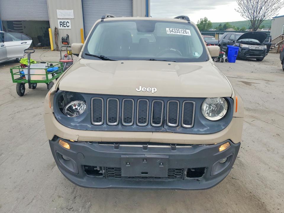 2015 Jeep Renegade VIN ZACCJBBTXFPC09651 COPART salvage auction — FRONT END, Pa - Certificate Of Salvage, sold $1,300 on 2026-07-15 (photo 5)
