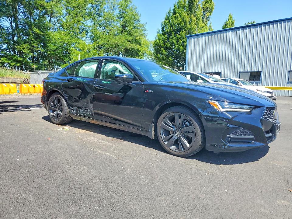 2021 Acura Tlx VIN 19UUB6F52MA011696 COPART salvage auction — SIDE, Wa - Bill Of Sale, sold $8,200 on 2026-07-22 (photo 4)