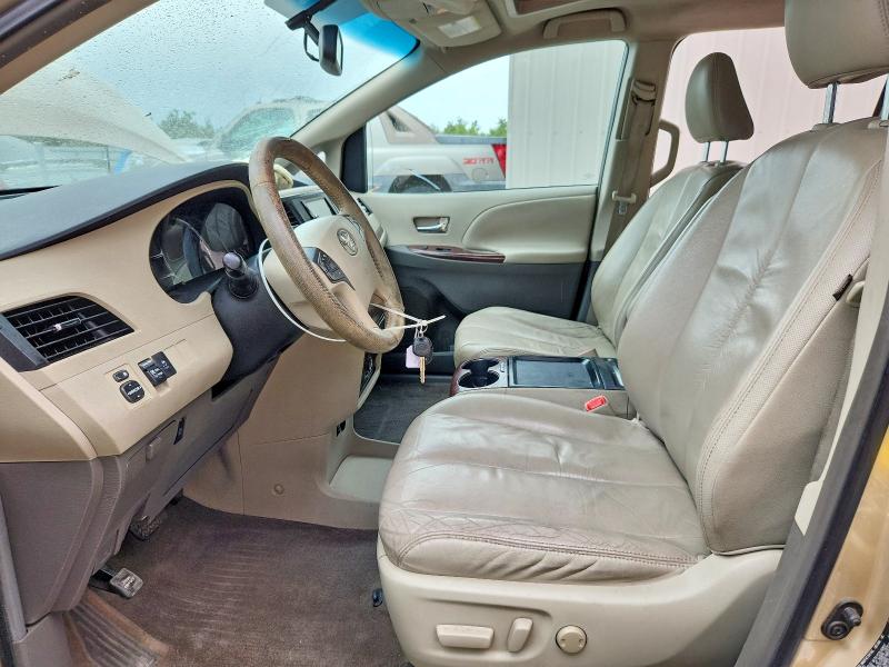 2011 Toyota Sienna VIN 5TDYK3DC5BS131086 COPART salvage auction — FRONT END, CA - SALVAGE CERTIFICATE, sold $2,250 on 2026-07-13 (photo 7)