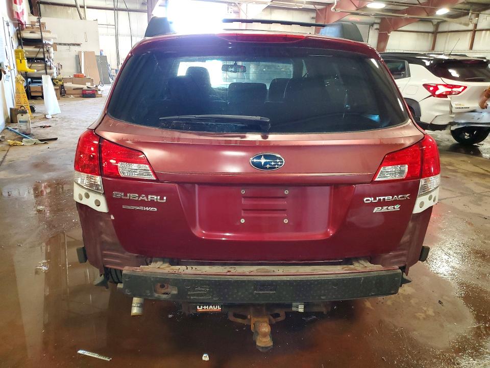 2011 Subaru Outback VIN 4S4BRBBC2B3446133 COPART salvage auction — REAR END, Pa - Cert Of Title (P), sold $750 on 2026-07-08 (photo 6)