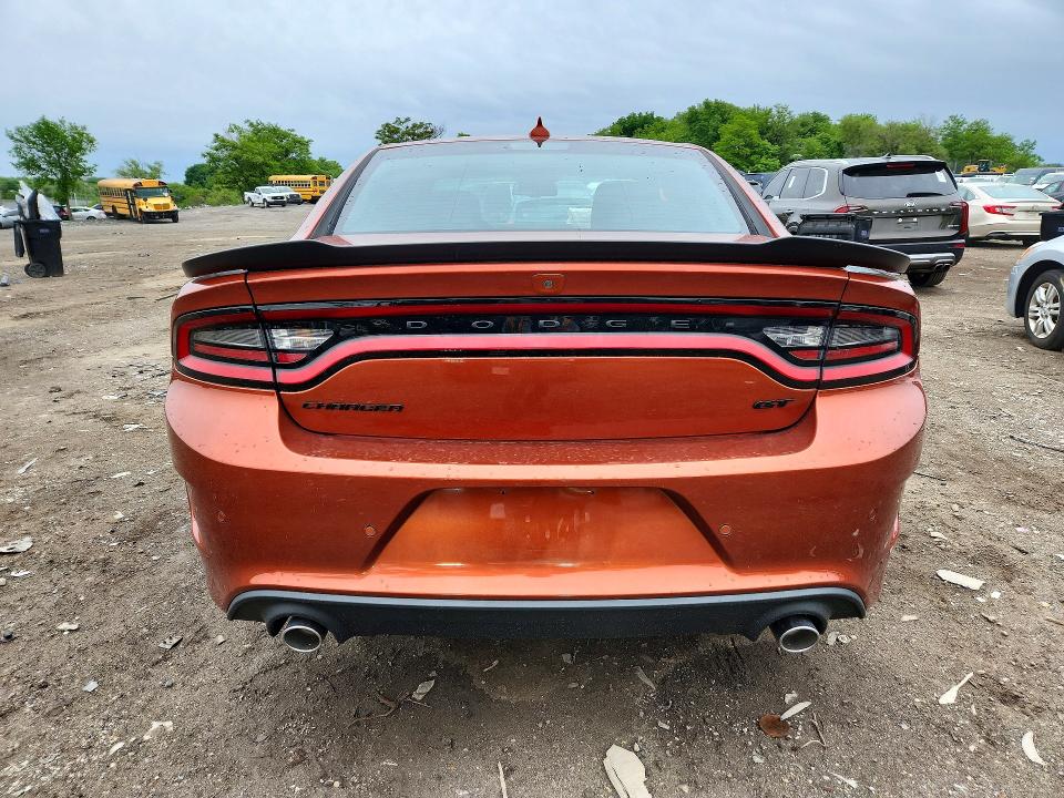 2023 Dodge Charger VIN 2C3CDXHGXPH687154 COPART salvage auction — FRONT END, Id - Salvage Certificate Of Title, sold $7,600 on 2026-08-25 (photo 6)