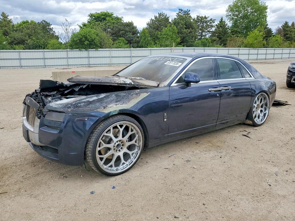 2012 Rolls-royce Ghost VIN SCA664S56CUX50709 COPART salvage auction — ENGINE BURN, Il - Salvage Certificate, sold $18,200 on 2026-07-21 (photo 1)