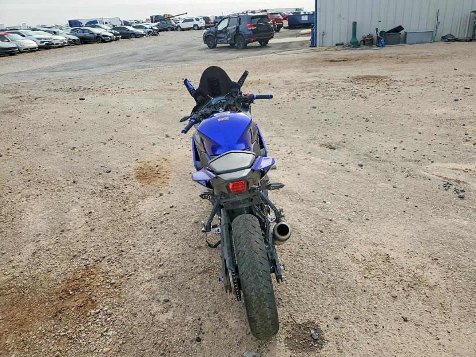 2025 Yamaha VIN MH3RH25E9SK001124 COPART salvage auction — VANDALISM, Tx - Salvage Vehicle Title, sold $1,650 on 2026-07-30 (photo 4)