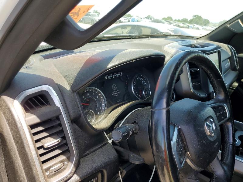 2019 Ram 1500 VIN 1C6SRFBT5KN656037 COPART salvage auction — WATER/FLOOD, Ca - Salvage Certificate, sold $5,600 on 2026-08-04 (photo 9)
