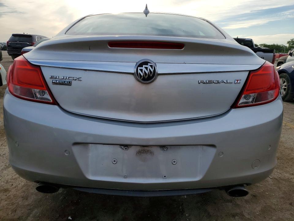 2011 Buick Regal VIN W04GV5EV4B1094957 COPART salvage auction — HAIL, Ks - Cert Of Title-Salvage, sold $1,650 on 2026-07-17 (photo 6)