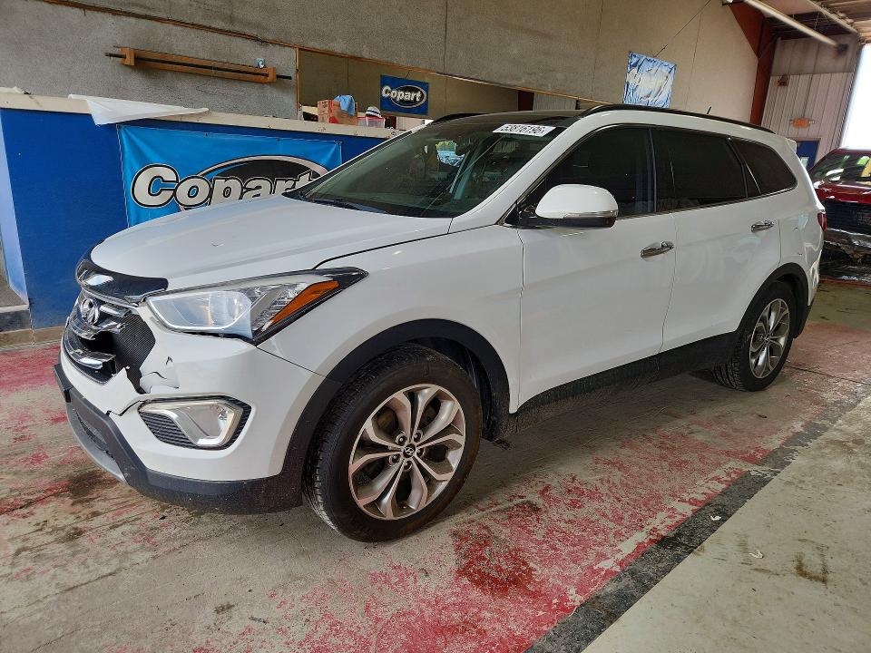 2014 Hyundai Santa fe VIN KM8SNDHFXEU079330 COPART salvage auction — FRONT END, On - Permit Salvage, sold $625 on 2026-07-06 (photo 1)