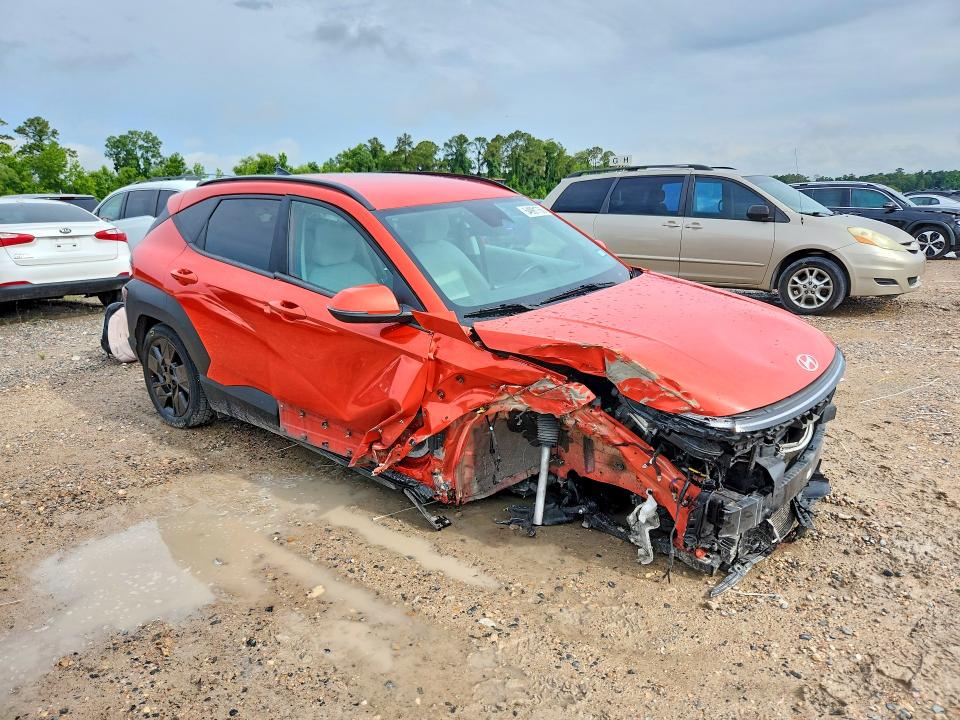 2024 Hyundai Kona VIN KM8HC3AB7RU061164 COPART salvage auction — FRONT END, Tx - Salvage Vehicle Title, sold $150 on 2026-07-24 (photo 4)