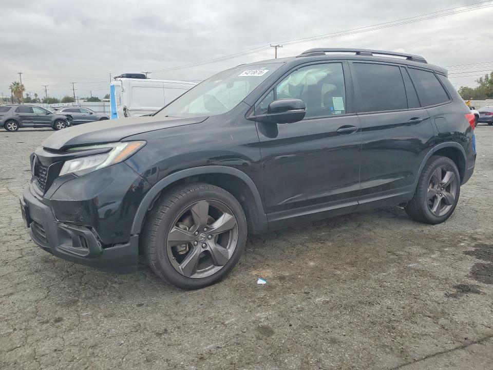 2021 Honda Passport VIN 5FNYF7H91MB006054 COPART salvage auction — FRONT END, Ca - Salvage Certificate, sold $7,100 on 2026-07-09 (photo 1)