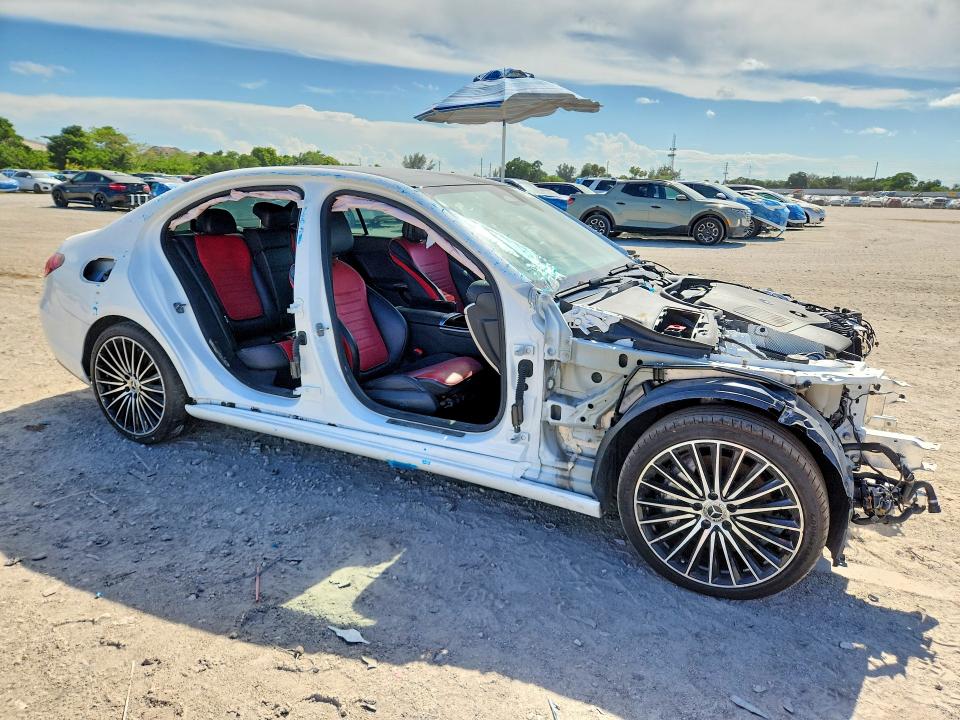 2024 Mercedes-benz C class VIN W1KAF4GB4RR180955 COPART salvage auction — FRONT END, FL - CERTIFICATE OF TITLE, sold $9,700 on 2026-07-28 (photo 4)