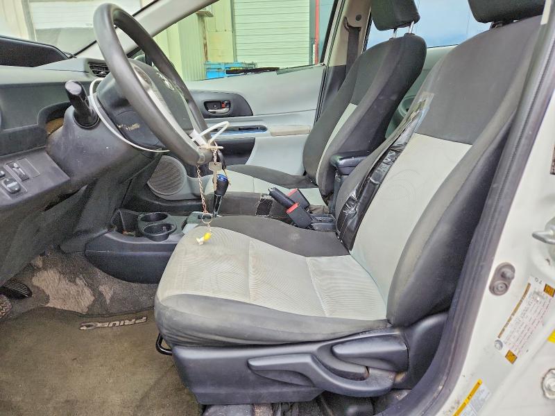 2013 Toyota Prius VIN JTDKDTB32D1050727 COPART salvage auction — FRONT END, Or - Certificate Of Title, sold $150 on 2026-07-20 (photo 7)