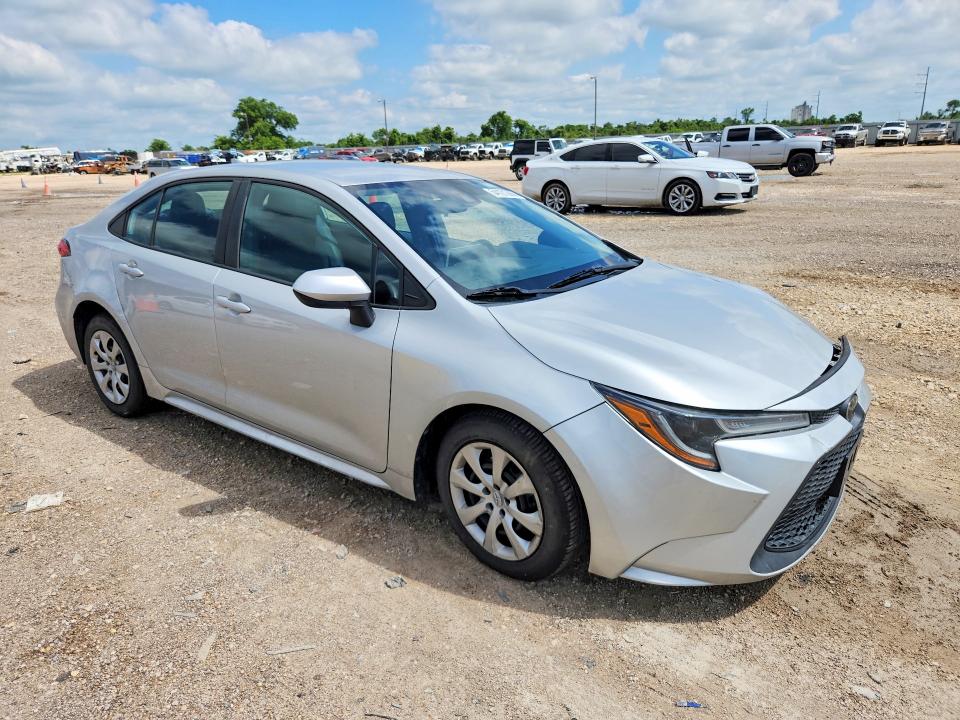 2021 Toyota Corolla VIN 5YFEPMAE6MP183970 COPART salvage auction — FRONT END, TX - SALVAGE VEHICLE TITLE (P), sold $3,600 on 2026-07-29 (photo 4)