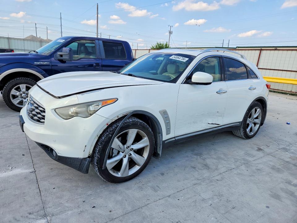 2009 Infiniti Fx50 VIN JNRBS18W59M200637 COPART salvage auction — SIDE, Tx - Salvage Vehicle Title, sold $375 on 2026-07-21 (photo 1)