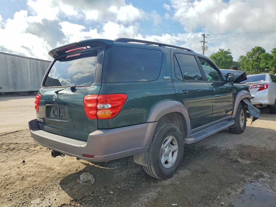 2002 Toyota Sequoia VIN 5TDZT34A52S125465 COPART salvage auction — FRONT END, La - Cert Of Title-Salvage, sold $225 on 2026-07-10 (photo 3)
