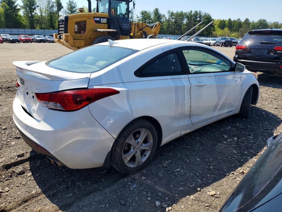 2013 Hyundai Elantra VIN KMHDH6AE3DU002701 COPART salvage auction — REAR END, Md - Cert Of Salvage < 75% Damage, sold $675 on 2026-07-27 (photo 3)