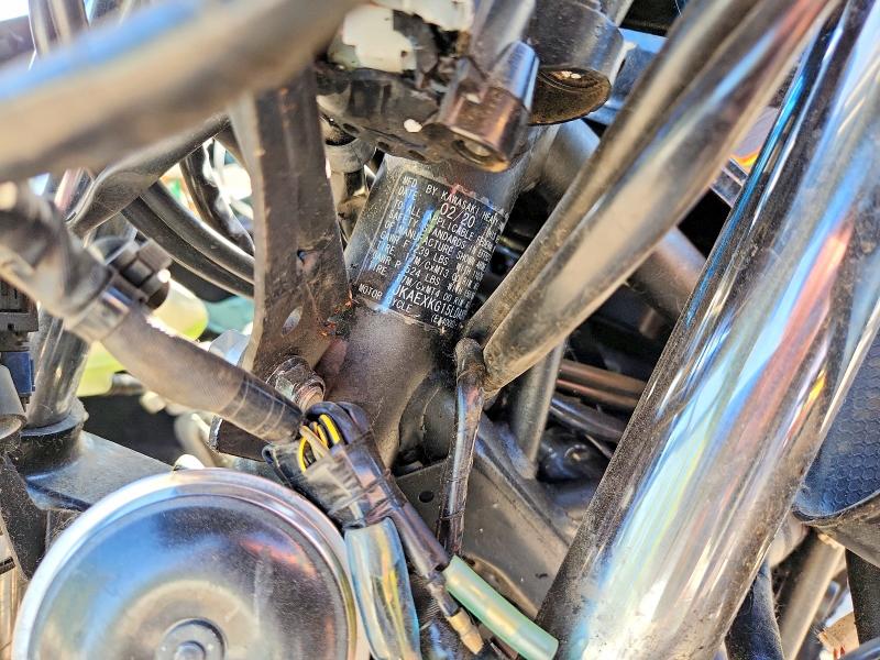 2020 Kawasaki Ninja VIN JKAEXKG15LDA81311 COPART salvage auction — FRONT END, Il - Salvage Certificate, sold $725 on 2026-07-28 (photo 9)