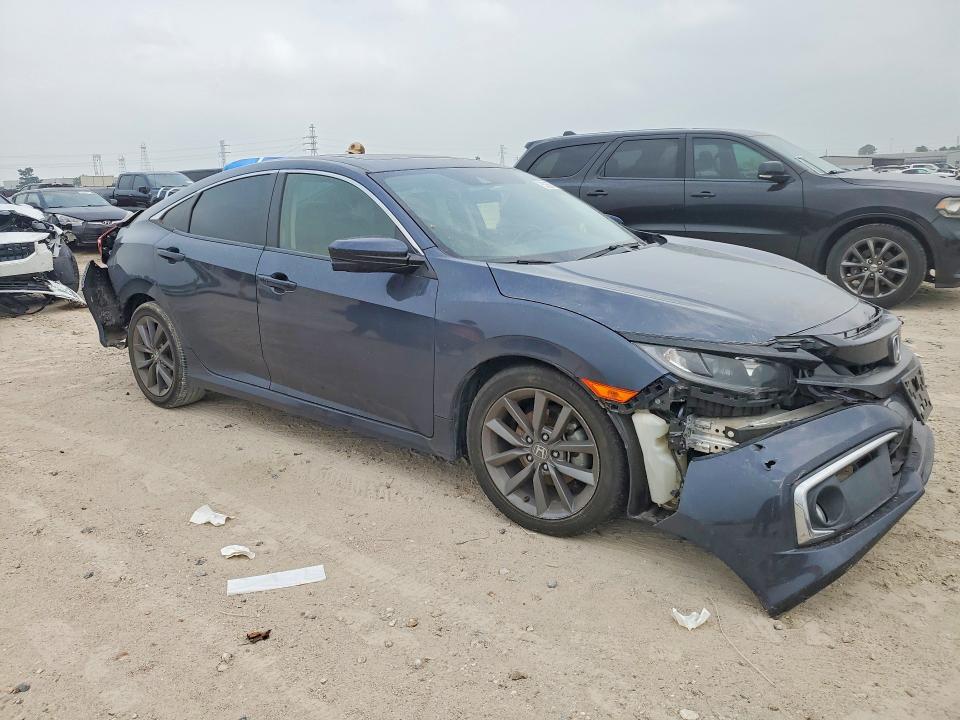 2019 Honda Civic VIN JHMFC1F39KX010656 COPART salvage auction — FRONT END, CA - SALVAGE CERTIFICATE, sold $4,250 on 2026-07-31 (photo 4)