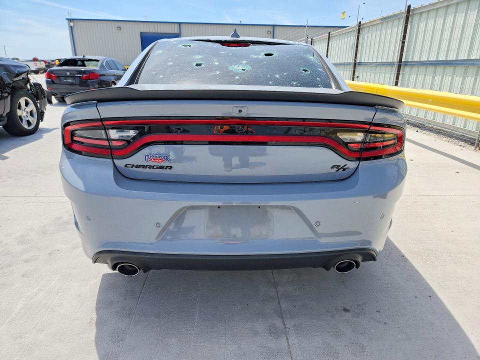 2022 Dodge Charger VIN 2C3CDXCT7NH157421 COPART salvage auction — HAIL, Tx - Certificate Of Title, sold $22,500 on 2026-09-11 (photo 6)