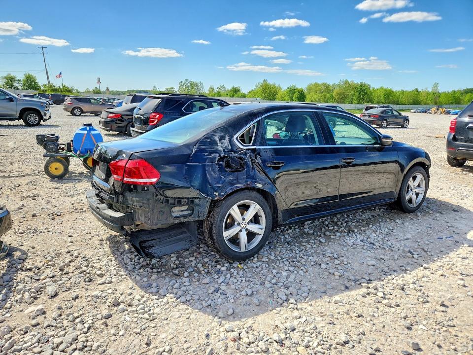 2012 Volkswagen Passat VIN 1VWBH7A37CC039669 COPART salvage auction — SIDE, Mi - Certificate Of Title, sold $550 on 2026-07-02 (photo 3)