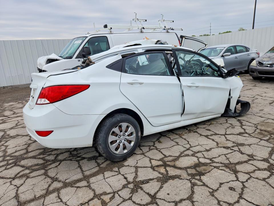 2017 Hyundai Accent VIN KMHCT4AE9HU192931 COPART salvage auction — ALL OVER, In - Cert Of Title-Salvage Title, sold $90 on 2026-07-06 (photo 3)