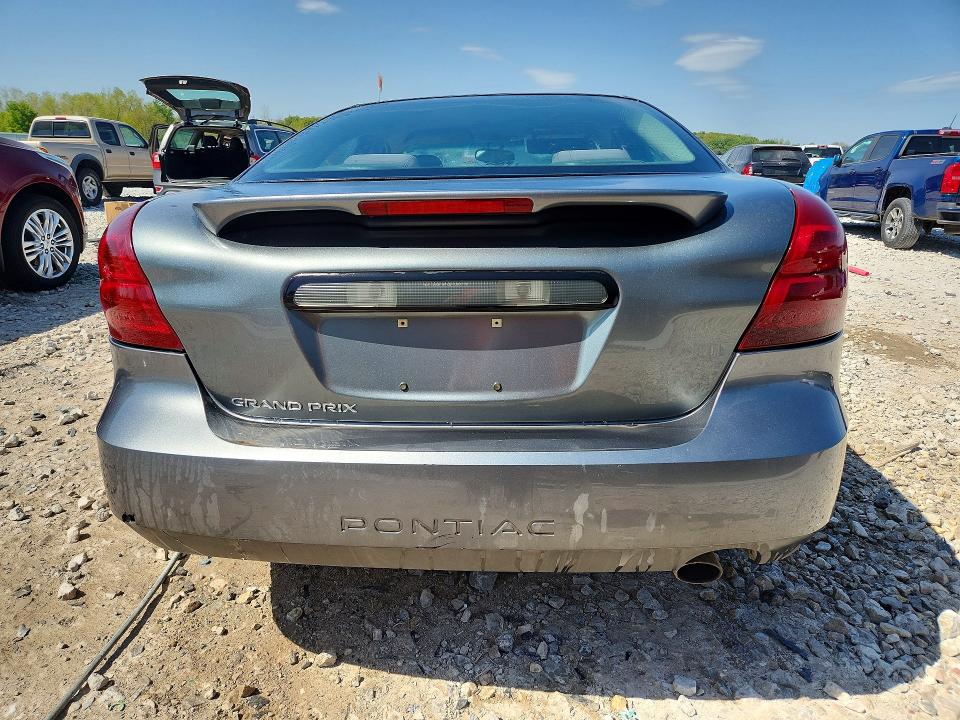 2005 Pontiac Grand prix VIN 2G2WP522X51351127 COPART salvage auction — FRONT END, MI - CERTIFICATE OF TITLE, sold $250 on 2026-07-02 (photo 6)