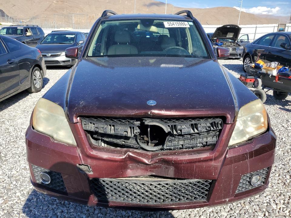 2010 Mercedes-benz Glk-klasse VIN WDCGG5GBXAF421067 COPART salvage auction — FRONT END, Nv - Salvage Title, sold $400 on 2026-08-10 (photo 5)