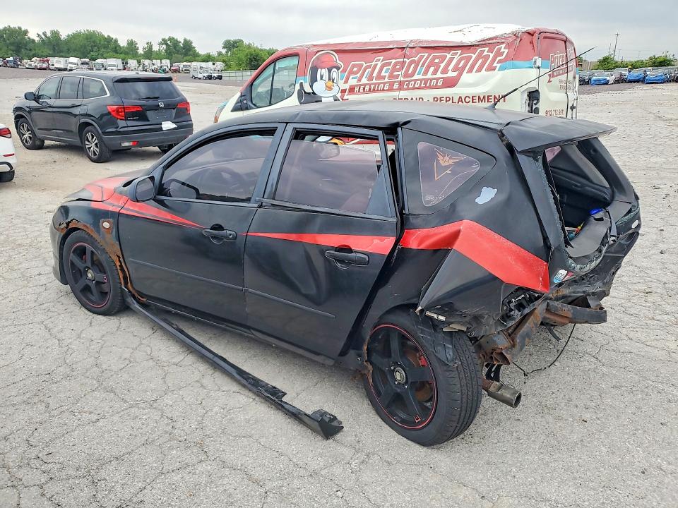 2008 Mazda 3 VIN JM1BK343981837313 COPART salvage auction — REAR END, Mo - Salvage Certificate Of Title, sold $100 on 2026-07-30 (photo 2)