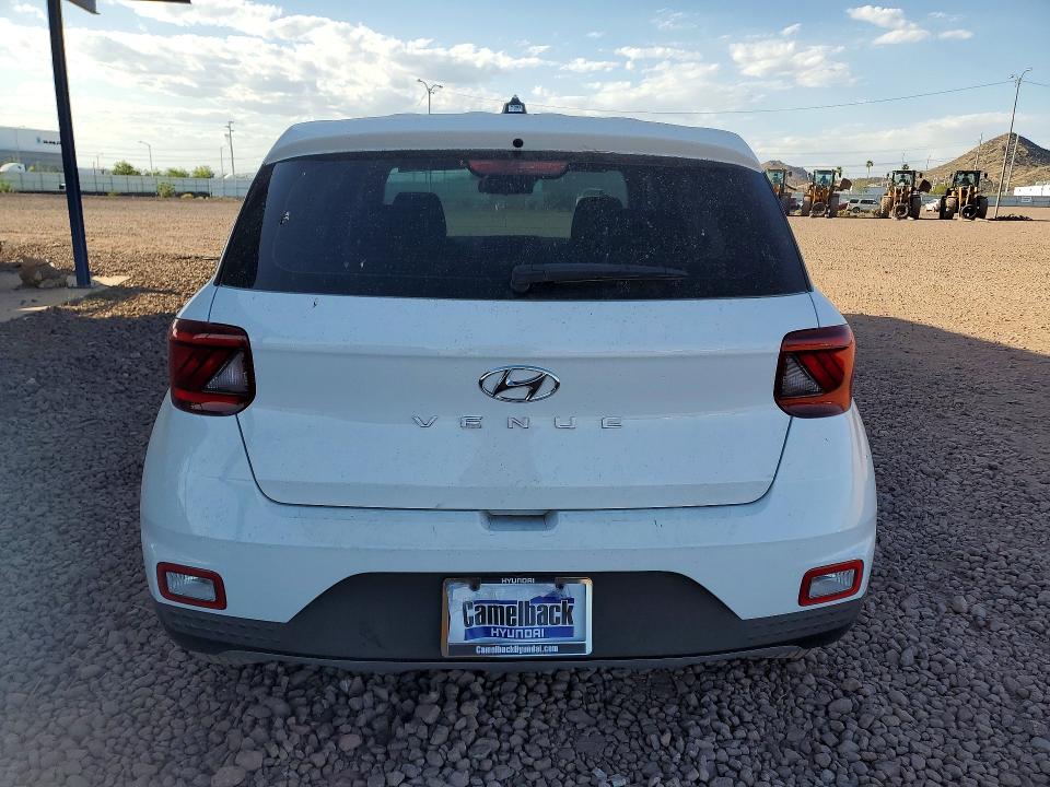 2026 Hyundai Venue VIN KMHRB8A38TU441621 COPART salvage auction — FRONT END, AZ - CERT OF TITLE - SALVAGE, sold $5,900 on 2026-07-02 (photo 6)