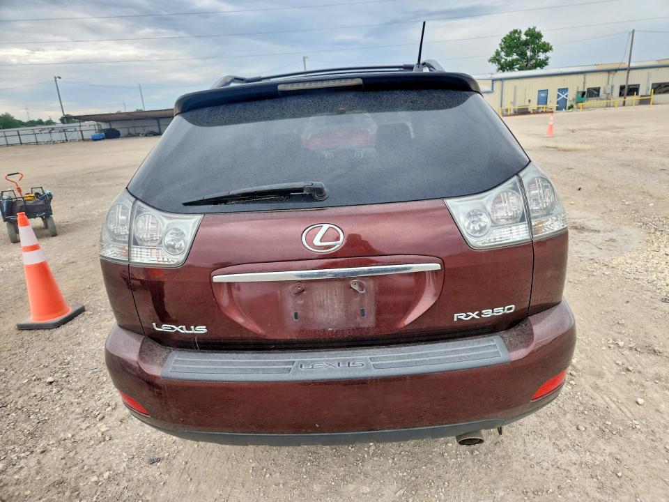 2008 Lexus Rx 350 VIN JTJGK31U680011945 COPART salvage auction — Burn Engine, TX - SALVAGE VEHICLE TITLE (P), sold $1,100 on 2026-07-15 (photo 6)