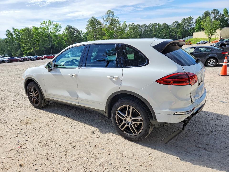 2016 Porsche Cayenne VIN WP1AA2A25GLA05974 COPART salvage auction — REAR END, Nc - Salvage Certificate Of Title, sold $525 on 2026-07-10 (photo 2)