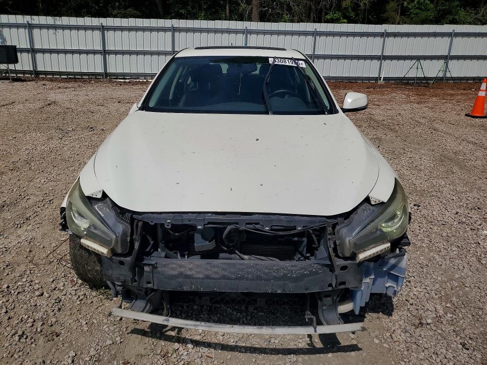 2018 Infiniti Q50 VIN JN1EV7AR2JM433149 COPART salvage auction — FRONT END, Nc - Salvage Certificate Of Title, sold $2,750 on 2026-07-24 (photo 5)