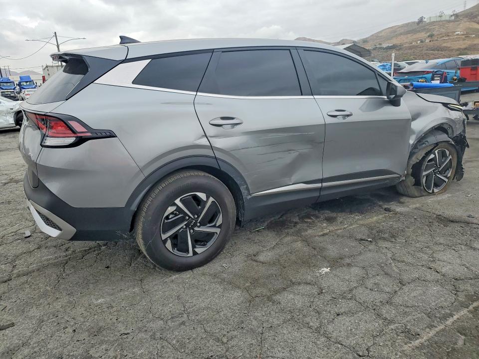 2025 Kia Sportage VIN KNDPU3DG1S7236906 COPART salvage auction — FRONT END, Ca - Salvage Certificate, sold $8,900 on 2026-07-23 (photo 3)