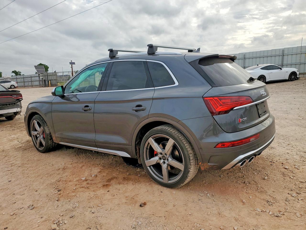 2023 Audi SQ5 VIN WA1C4BFY5P2139723 COPART salvage auction — Side, OK - CERT OF TITLE-SALVAGE, sold $19,000 on 2026-07-09 (photo 2)