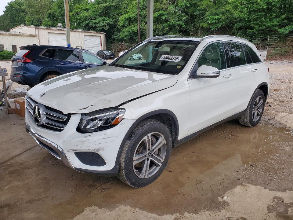 2019 Mercedes-benz Glc VIN WDC0G4JB0K1000672 COPART salvage auction — FRONT END, Al - Cert Of Title-Salvage Title, sold $7,200 on 2026-07-07 (photo 1)