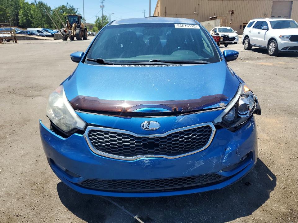 2014 Kia Forte VIN KNAFX4A84E5052384 COPART salvage auction — FRONT END, Sc - Cert Of Title-Salvage, sold $1,000 on 2026-07-17 (photo 5)