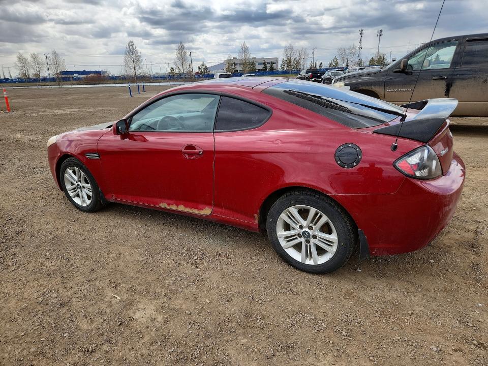 2008 Hyundai Tiburon VIN KMHHM65D88U278764 COPART salvage auction — SIDE, AB - BOS - SALVAGE, sold $175 on 2026-07-14 (photo 2)