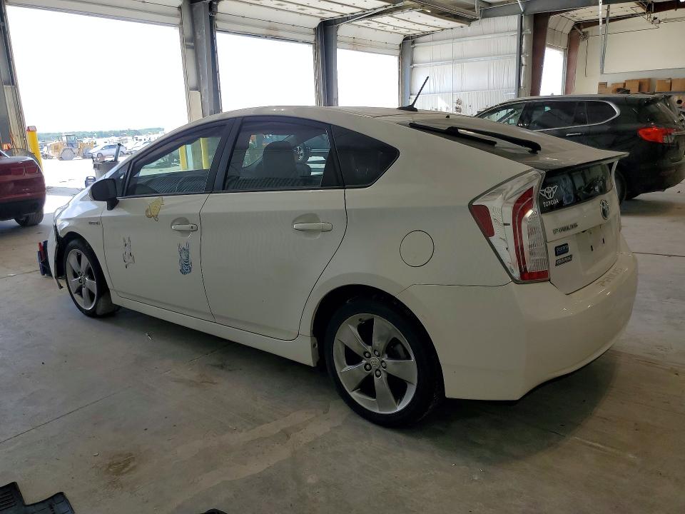 2013 Toyota Prius VIN JTDKN3DU9D5597506 COPART salvage auction — HAIL, Ne - Certificate Of Title, sold $3,050 on 2026-07-07 (photo 2)