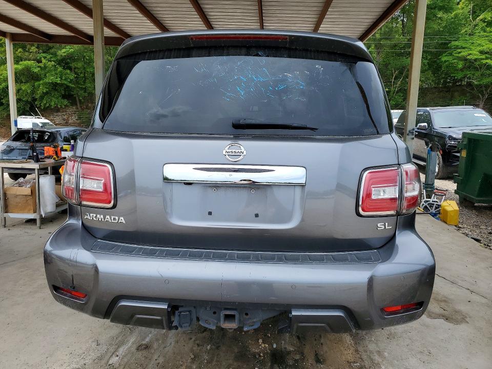 2020 Nissan Armada VIN JN8AY2ND5L9108283 COPART salvage auction — FRONT END, Mi - Certificate Of Title, sold $8,600 on 2026-07-28 (photo 6)
