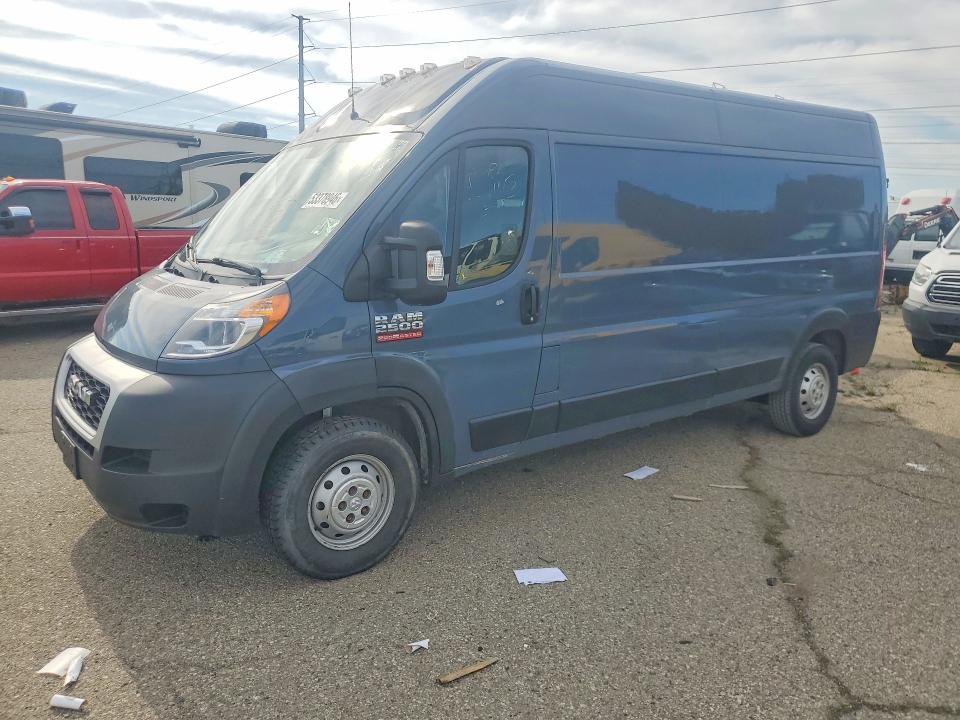 2019 Ram Promaster 2500 VIN 3C6TRVDG7KE516980 — COPART salvage auction photo