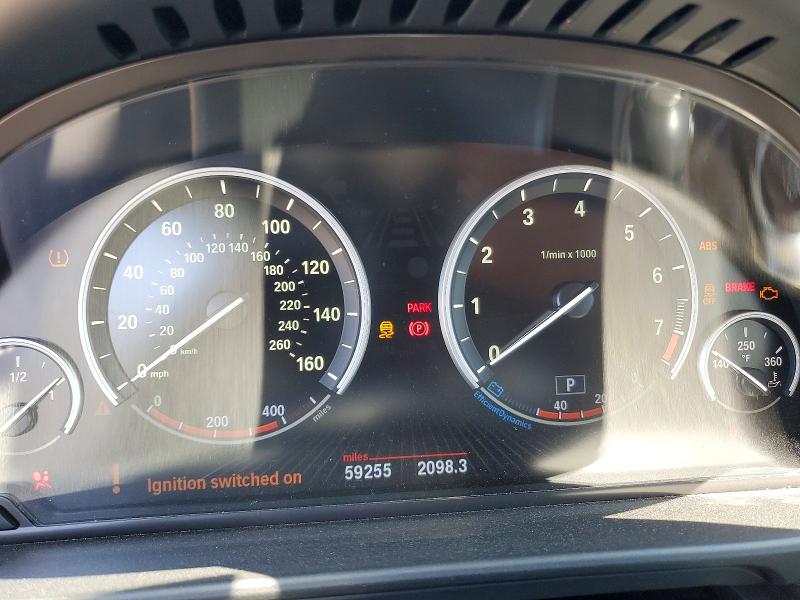 2013 BMW 5er VIN WBAFU7C50DDU67929 COPART salvage auction — FRONT END, Id - Salvage Certificate Of Title, sold $2,450 on 2026-07-15 (photo 9)