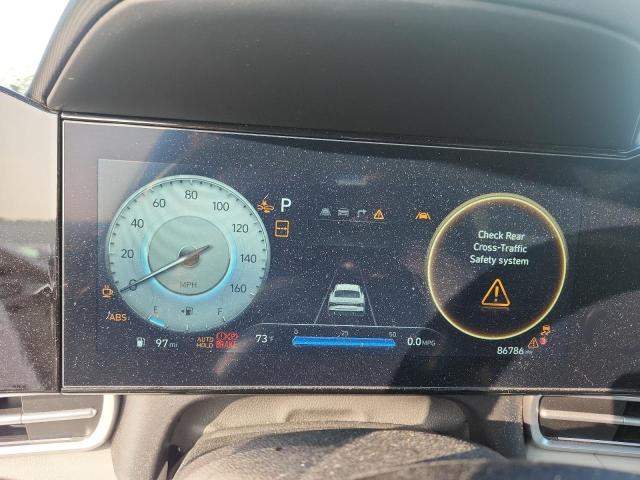 2024 Hyundai Elantra VIN KMHLP4DG0RU673847 COPART salvage auction — FRONT END, NC - SALVAGE CERTIFICATE OF TITLE, sold $5,700 on 2026-07-28 (photo 9)