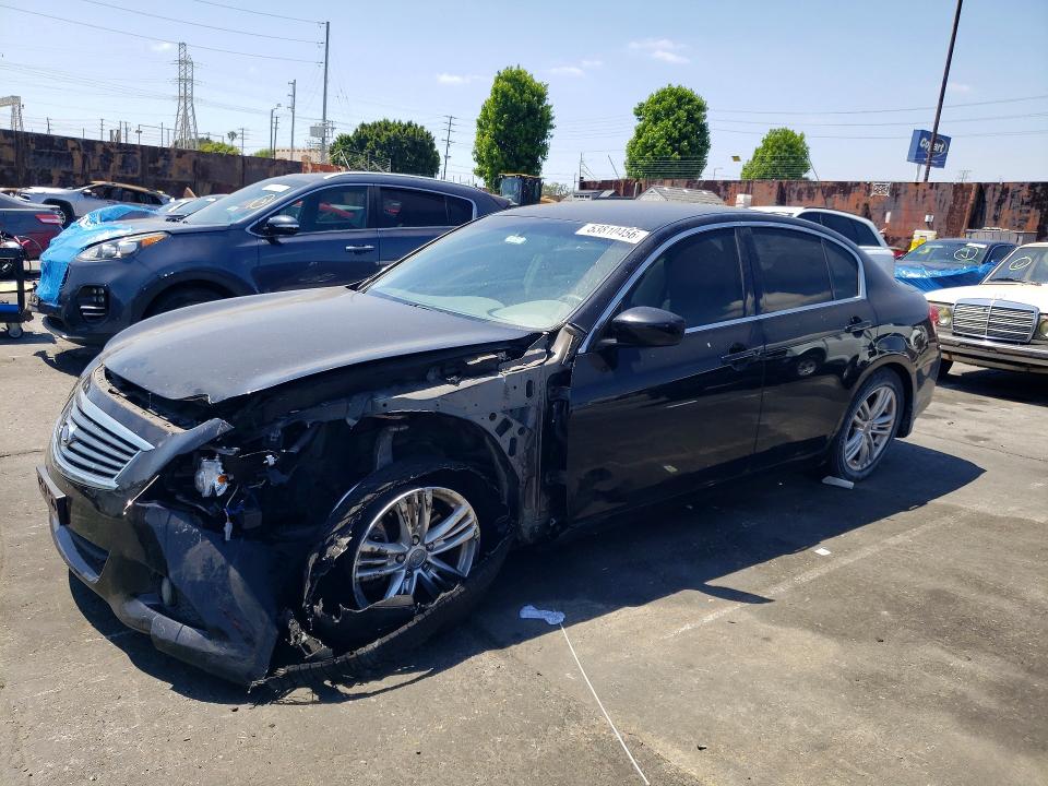 2015 Infiniti Q40 VIN JN1CV6AP3FM502342 COPART salvage auction — FRONT END, Ca - Salvage Certificate, sold $1,950 on 2026-07-08 (photo 1)
