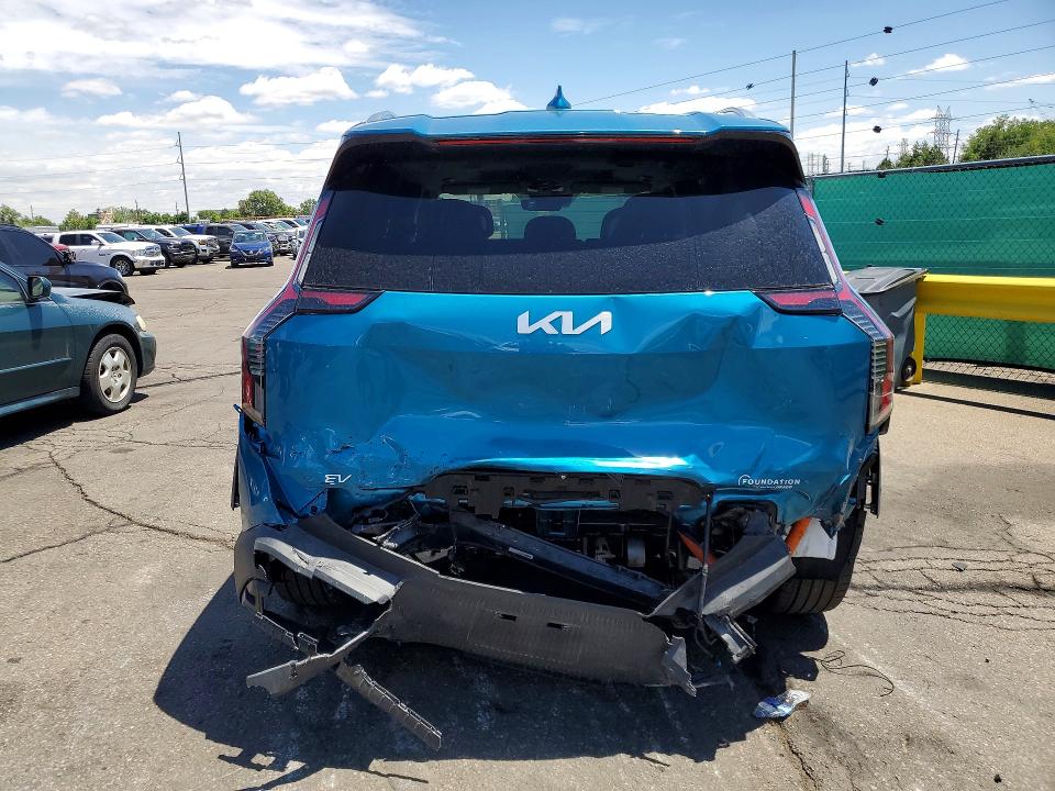 2026 Kia Ev9 VIN 5XYAFFS53TG006033 COPART salvage auction — REAR END, CO - SALVAGE TITLE, sold $15,400 on 2026-07-28 (photo 6)