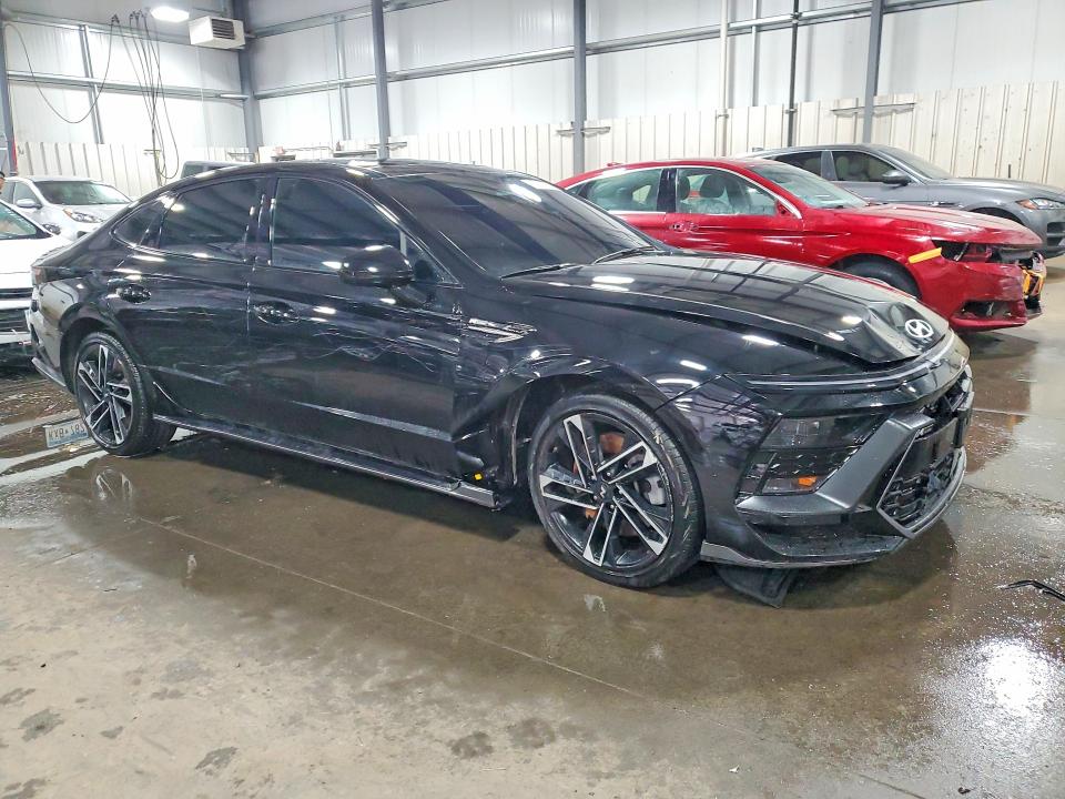 2025 Hyundai VIN KMHL54JC2SA432015 COPART salvage auction — FRONT END, Mn - Cert Of Title-Salvage, sold $1,750 on 2026-07-21 (photo 4)